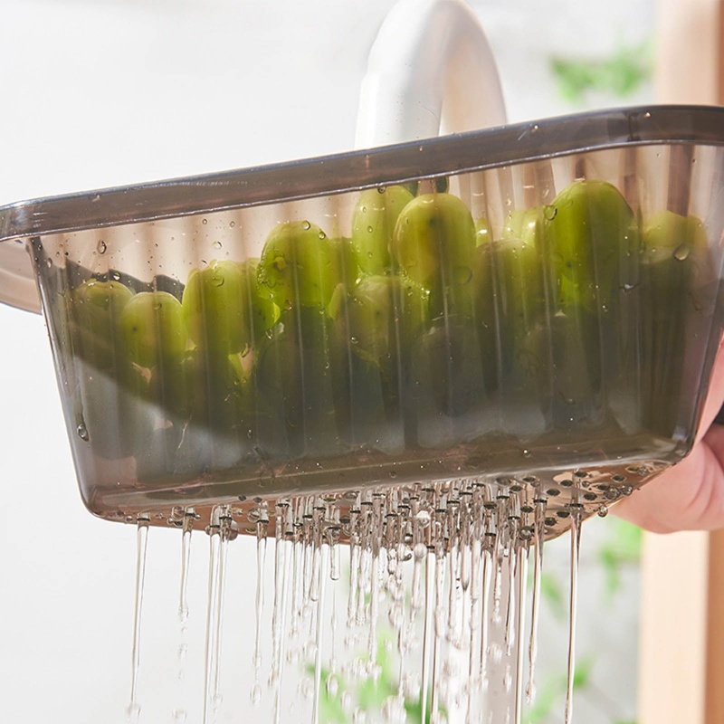 Giỏ Treo Vòi Nước Cỡ Lớn Có Tay Cầm Thu Gọn Tiện Dụng