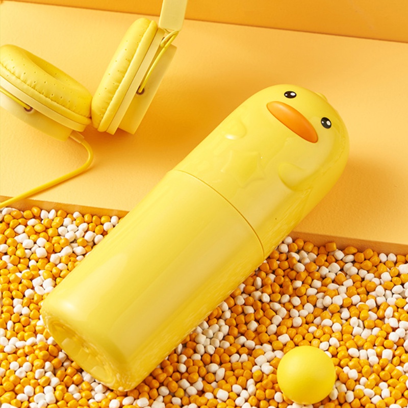 Cốc Đựng Bàn Chải Đánh Răng Hình Chú Vịt Vàng Nhỏ Sáng Tạo Chống Bụi Chống Rơi Cho Sinh Viên