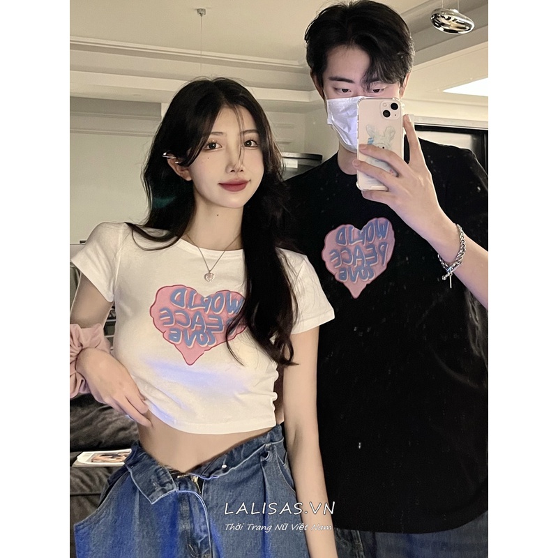 Áo thun thời trang Hàn Quốc cho cặp đôi