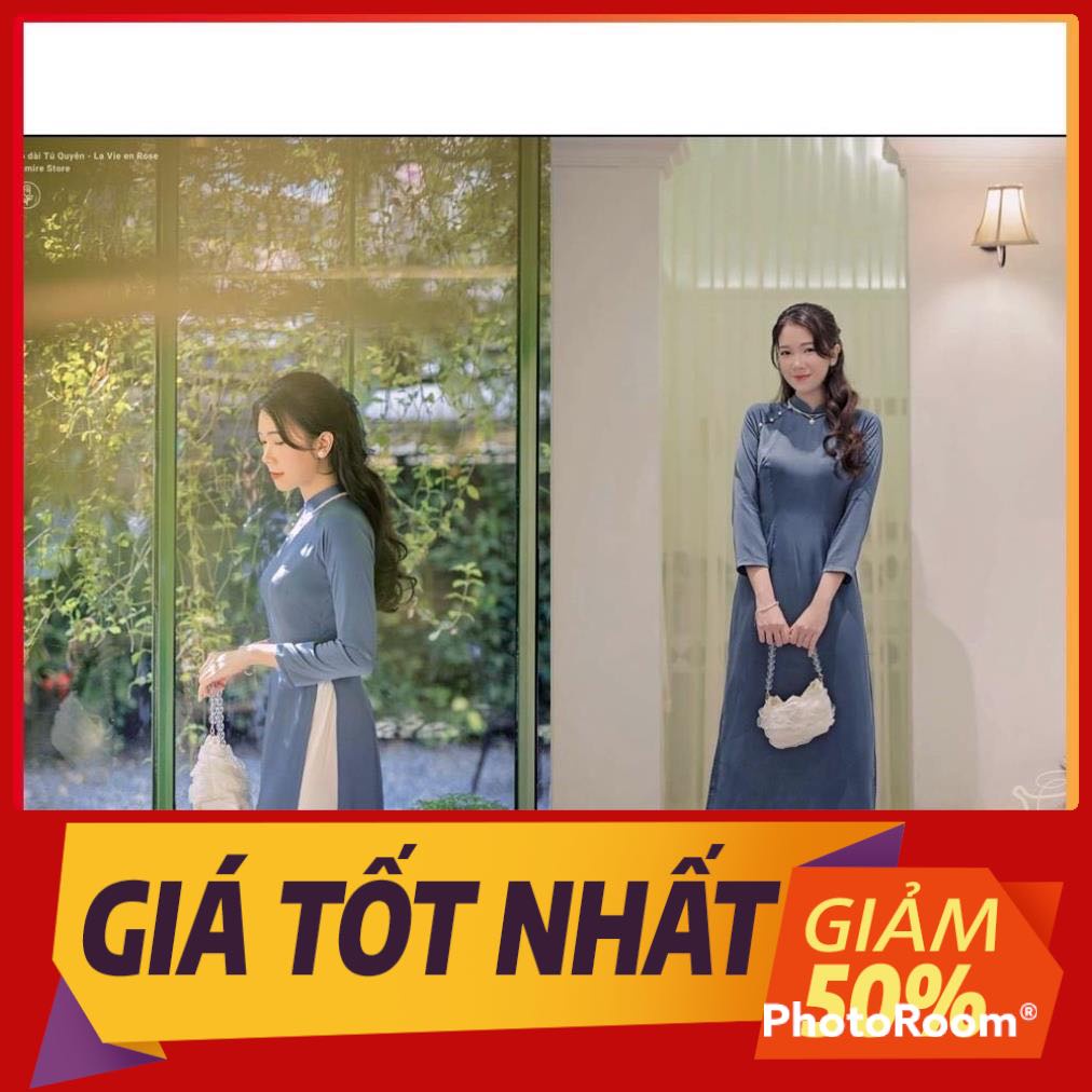 Áo Dài Cách Tân-Áo Dài Lụa Tây Thi Trơn Cao Cấp Trẻ Trung Sang Trọng