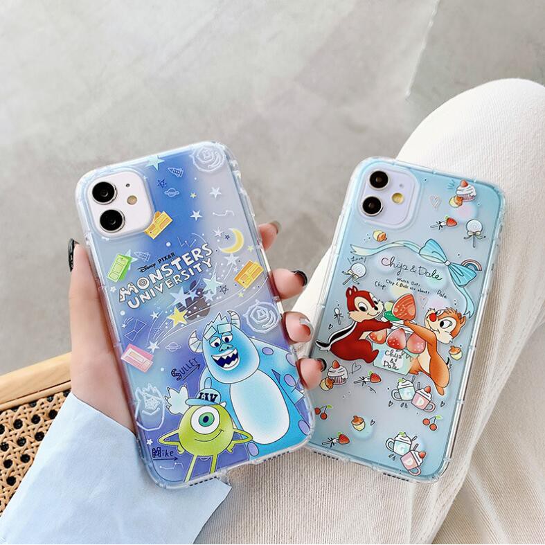 Ốp iphone Ốp Lưng Silicone Họa Tiết Hoạt Hình Thời Trang Cho Iphone 12 ProMax 6s 7 8 Plus Iphone11/13 pro max 7Plus 8P Se2 X Xr Xsmax 13mini