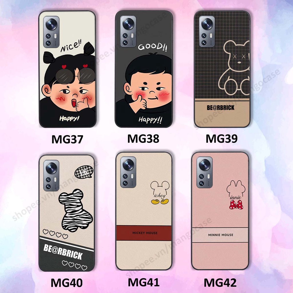 Ốp lưng Xiaomi 12 / Xiaomi 12 Pro in hình happy nice, bé gấu đáng yêu