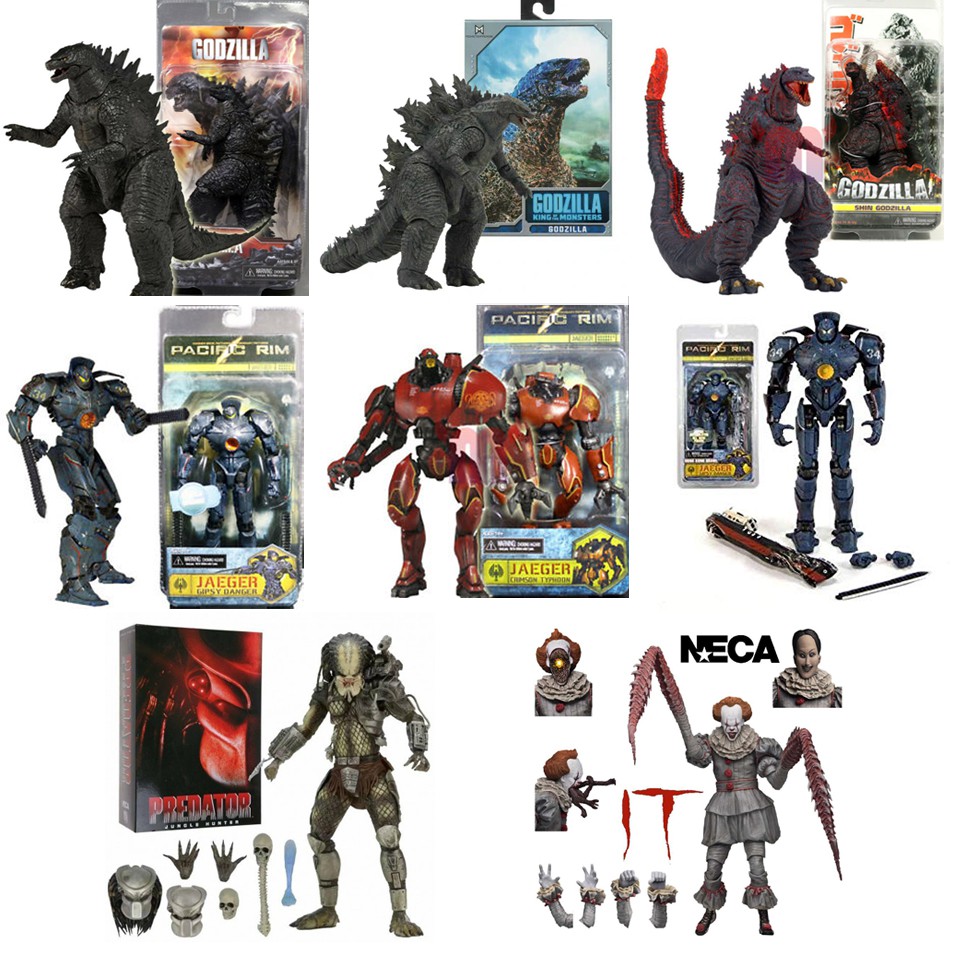 Đô chơi Neca Godzilla- Gipsy Danger- Predator- Penny Wise