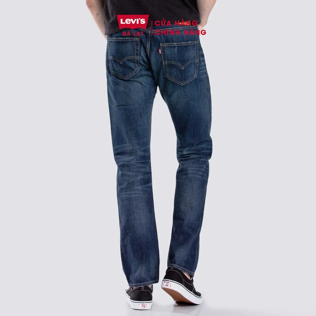 QUẦN JEANS NAM LEVI'S 501 STRAIGHT / 00501-1485 Quần bò ống xuông, vải mềm