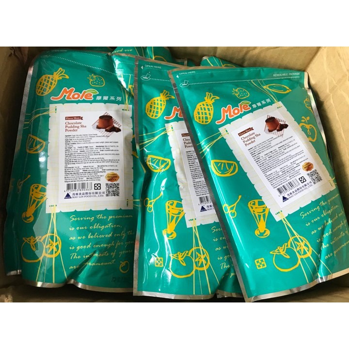 Bột bánh Flan - Pudding MOLE socola đài loan 1 kg