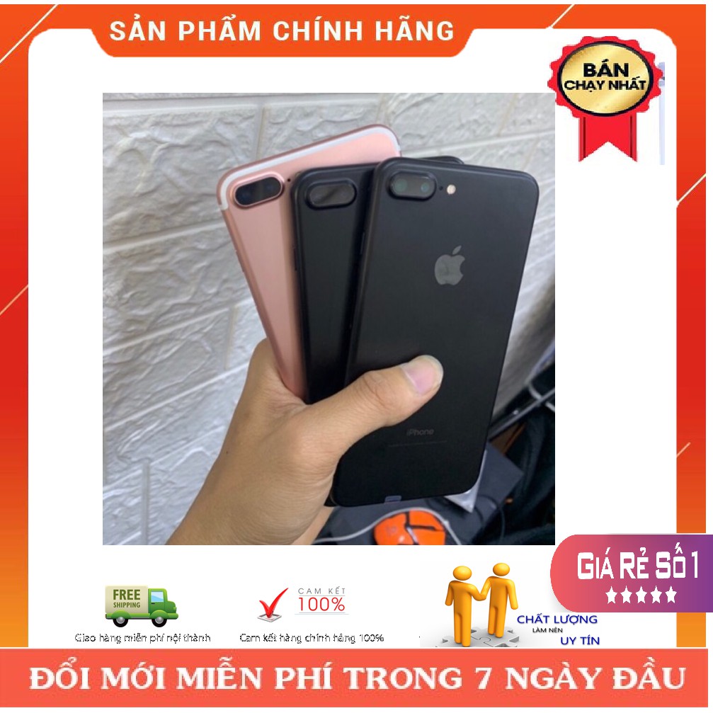 Điện thoại iphone 7 plus.Quốc tế.32gb-128gb.chính hãng.vân tay nhạy.zin 100%