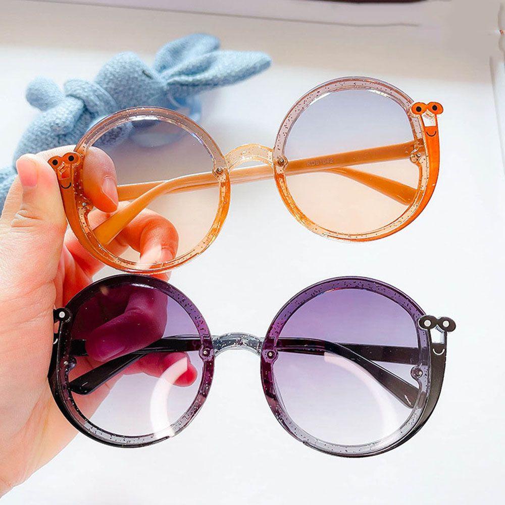 Kính Mát Gọng Tròn Họa Tiết Ốc Sên Độc Đáo Thời Trang Đi Biển Cho Bé Trai