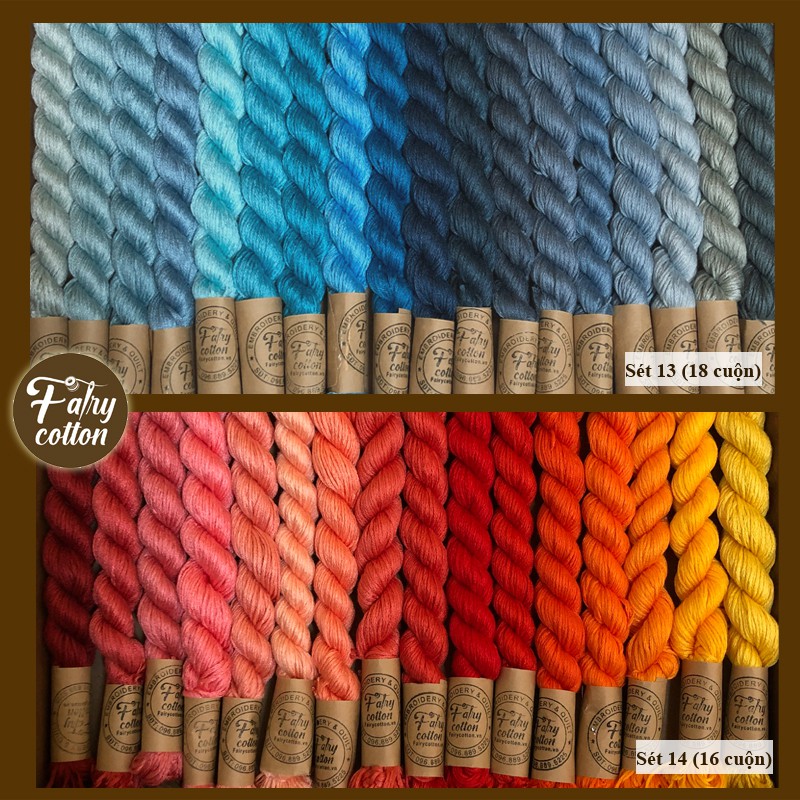 Chỉ thêu tay Fairycotton