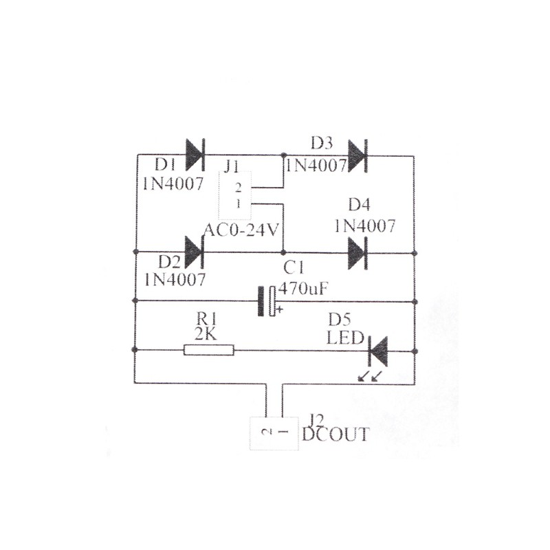 Bộ 5 Mạch Chuyển Đổi Nguồn Điện Ac Sang Dc 4007