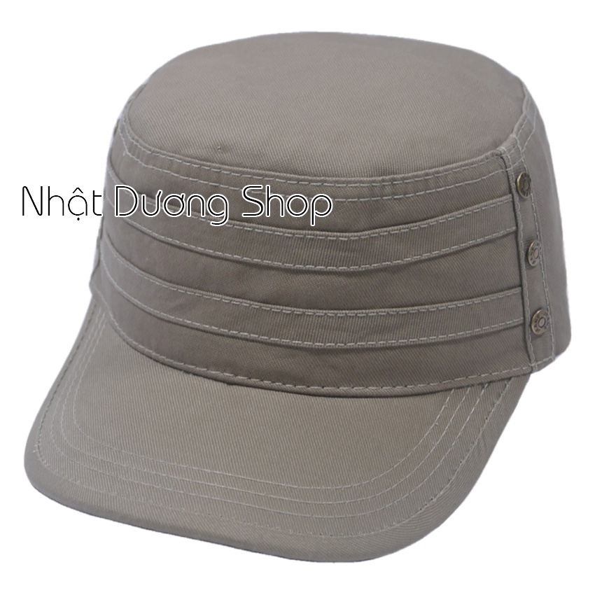 [ Nhiều màu ]Nón kết đầu bằng bít đuôi không thêu có 6 sò - có may thun phía sau giúp giữ chặt nón và tăng size vòng đầu