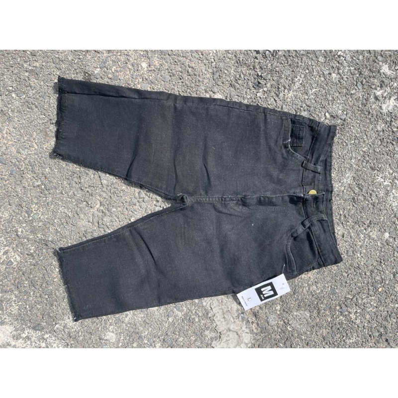 Quần jean lửng co giãn