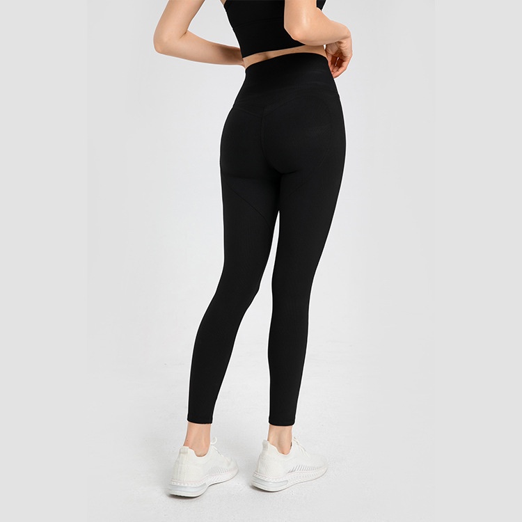 Quần legging thể thao lưng cao co giãn nhanh khô cho nữ