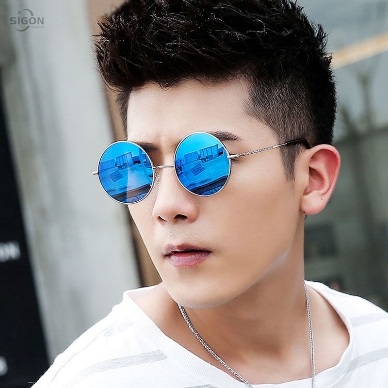 Kính Mát Gọng Tròn Chống Tia Uv Sự Bảo Vệ