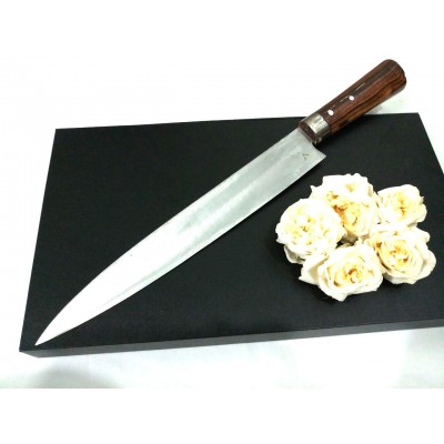 Dao bếp phúc sen, dao thái sashimi mặt hoa văn không rỉ-TOPCOMSHOP hàng chính hãng-N17