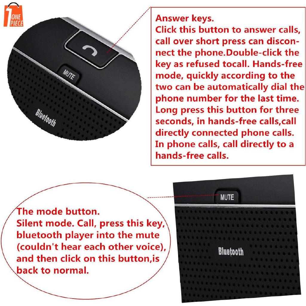 Loa Bluetooth 4.0 Không Dây Dùng Cho Xe Hơi