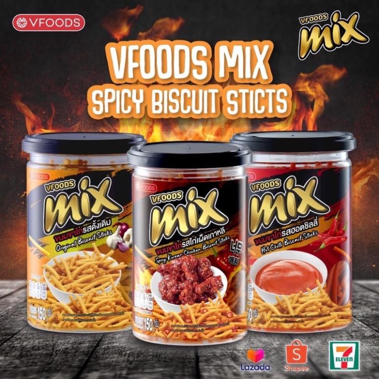 Bánh que MIX giòn cay - 3 vị Thái Lan