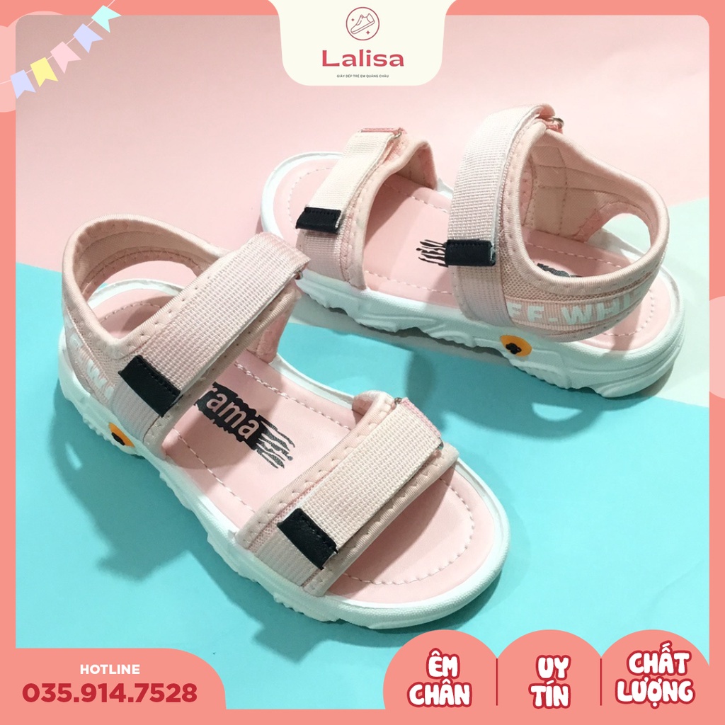 [Hàng chính hãng] Dép Sandal Cho Bé Gái, Dép Quai Hậu, Thời Trang Phong Cách LALISA, Size từ 33 - 38, A263-264