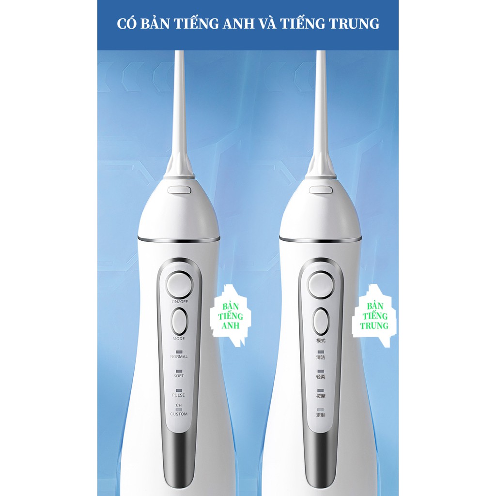 Máy tăm nước cầm tay cao cấp tự động prooral 5025 đời mới ( nâng cấp mẫu 5002)chăm sóc răng miệng hiệu quả