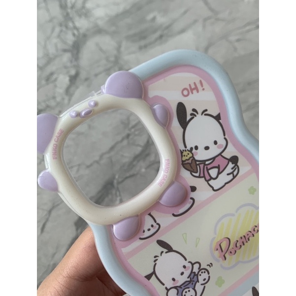 SẴN 13PRM Ốp lưng iphone mềm dẻo viền mây hoạt hình bóng sáng bé cinamoroll pochica màu xanh biển pastel