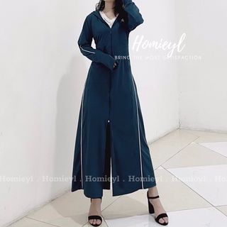 Áo chống nắng nữ toàn thân Homieyl cao cấp, áo chống nắng dáng dài 2 lớp vải thông hơi khử mùi làm mát cơ thể
