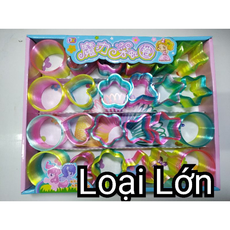 Đồ Chơi  Lò Xo  Xả Stress Sắc Màu