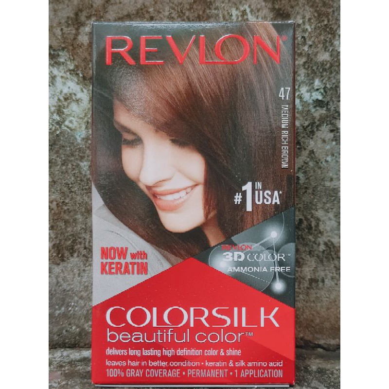 Thuốc nhuộm tóc Revlon Colorsilk số 47