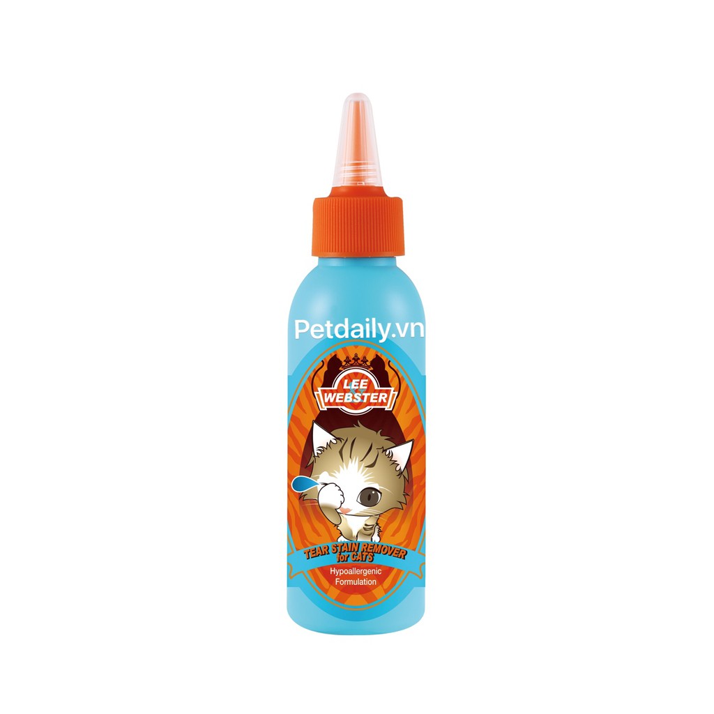 Dung dịch vệ sinh mắt cho mèo Lee&Webster 130ml