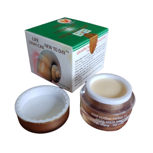 Kem dưỡng trắng da mặt ngăn ngừa nám tàn nhang đồi mồi New Today linh chi 12g