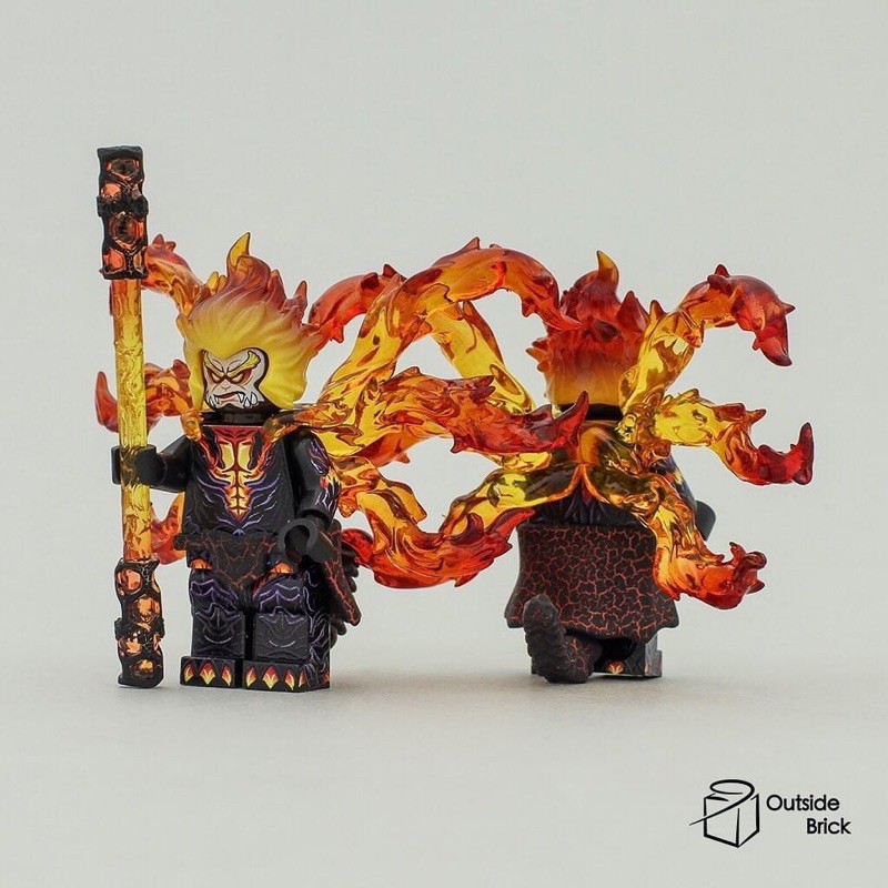 Lego custom Tôn Ngộ Không & Black Evil Horse    wukong limited ❤️❤️