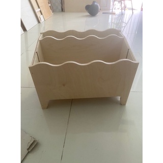 ANHA KIDS Kệ sách trệt Montessori cho bé, kệ sách gỗ trẻ em