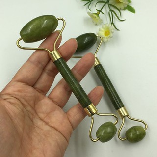 (Hàng Mới Về) Cây Lăn Mát Xa Mặt Bằng Ngọc Bích Tự Nhiên