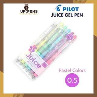 Bộ 6 bút gel pilot juice - metal tip 0.5mm - pastel colors