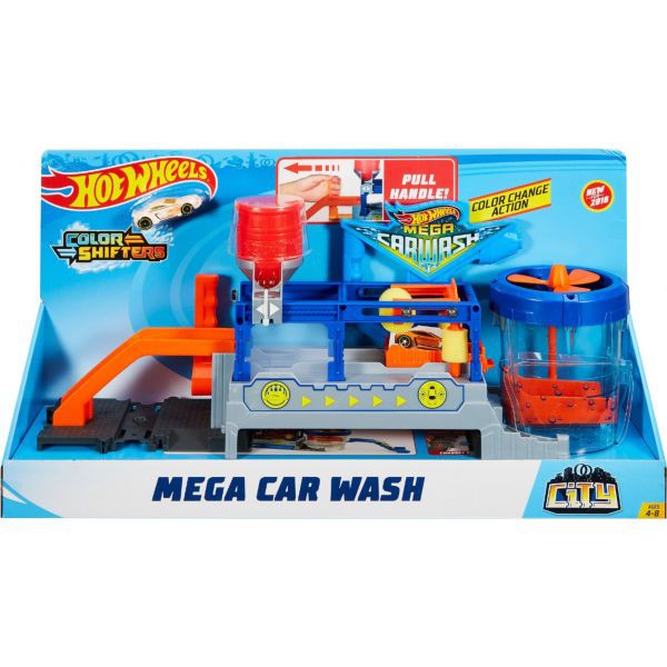 Trạm rửa xe thông minh tuyệt đỉnh xe đổi màu Hot Wheels