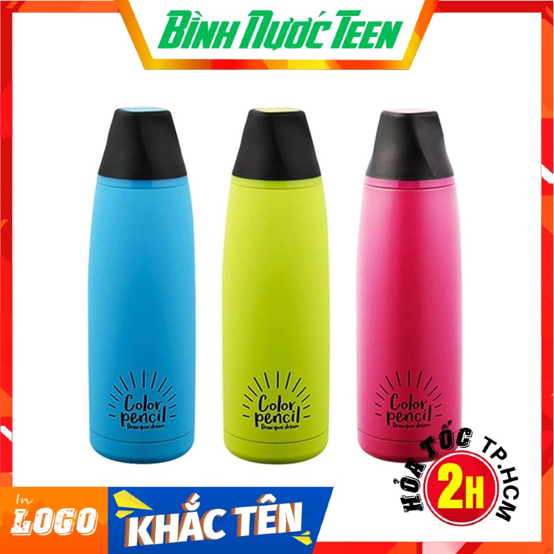 Bình Giữ Nhiệt Lock&Lock Twister Tumbler LHC4152 Kiểu Dáng Hình Cây Bút Chì Tinh Tế