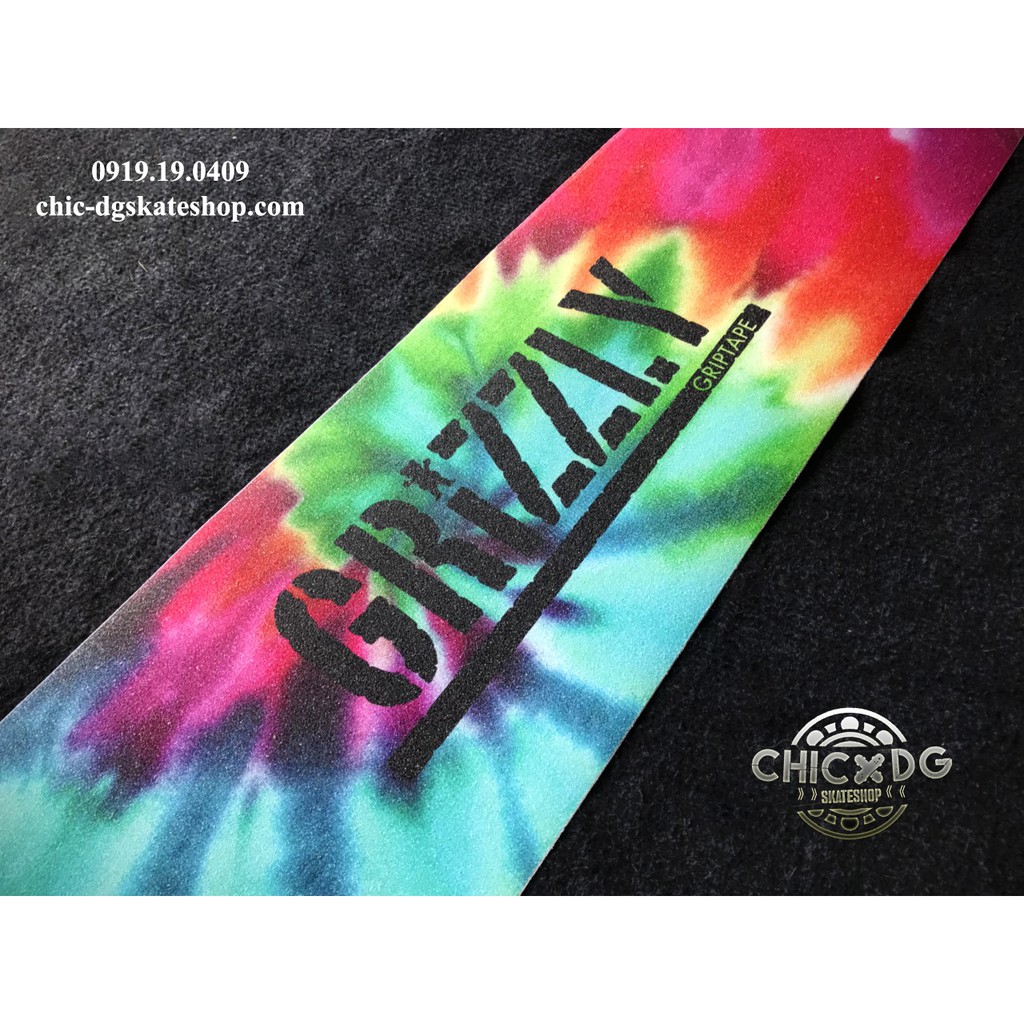Grip tape Skateboard chính hãng Grizzly/MOB - Miếng nhám ván trượt Skateboard