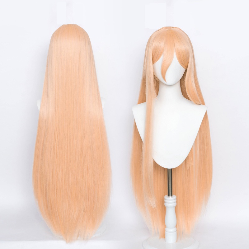 Bộ tóc giả dài 100cm bằng sợi tổng hợp chịu nhiệt dùng hóa trang nhân vật phim cưa máy