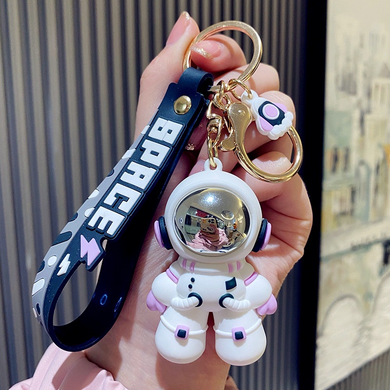 Móc khóa phi hành gia cute dễ thương treo balo phong cách Hàn Quốc, móc chìa khoá ô tô, xe máy trẻ trung hottrend Lotida