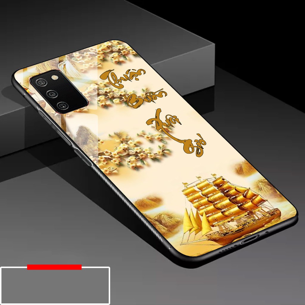 ốp samsung a02s/a03s kính cường lực cao cấp ,ốp a02s/a03s in hình thư pháp