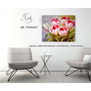 Tranh canvas hoa - trang trí nội thất