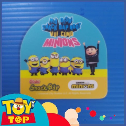 Thẻ bài Oishi Minions mùa bắp ngô ngọt : Thẻ nhóm minion 2nd không seal : Phân loại 2