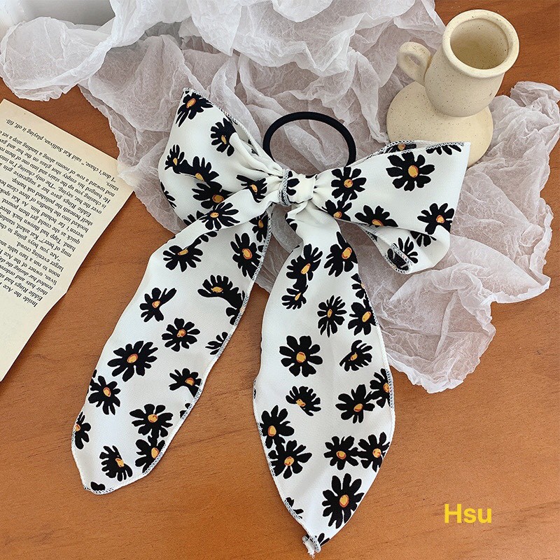 Dây Buộc Tóc Vải Thắt Nơ Bướm Hàn Quốc Ulzzang-HươngSu