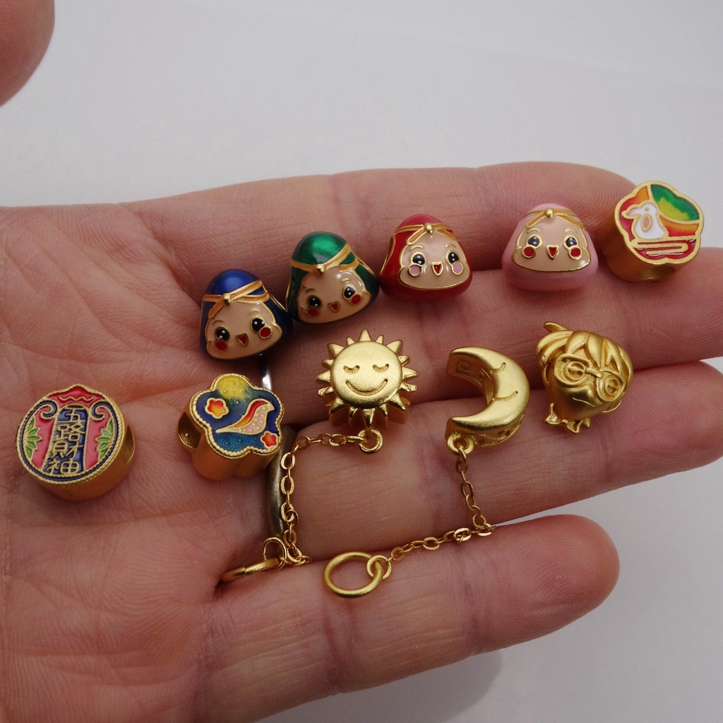 Vòng Tay Xâu Hạt Đá Phong Cách Trung Hoa Cổ Điển