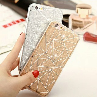 Ốp lưng kim tuyến sọc iphone 6 6s 6 plus 6s plus 7 7 plus 8 8 plus bạc vàng gold