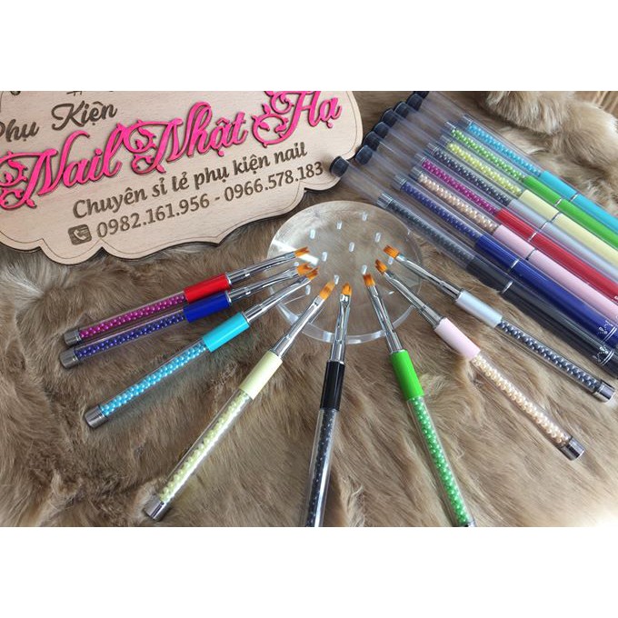 Bộ Cọ bản Nail Art Brush Gel (màu 8 cây)