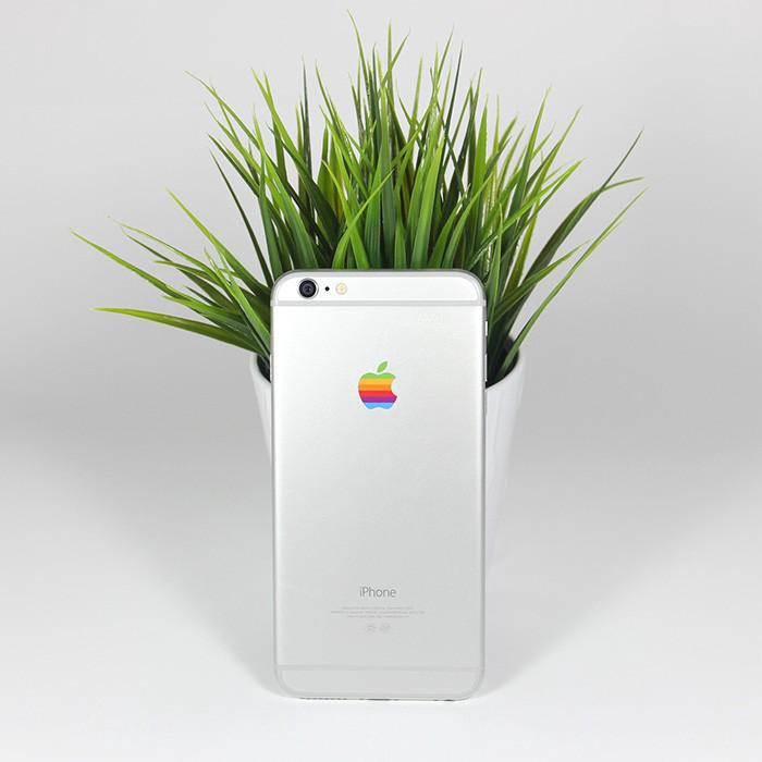 Nhãn dán logo Apple trang trí đầy sáng tạo