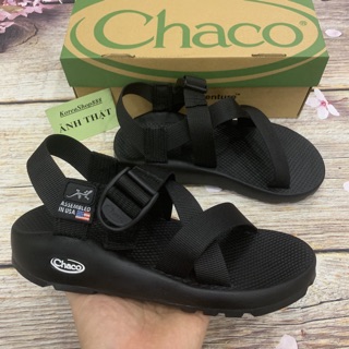 Dép xăng đan đôi nam nữ quai dù đế cứng chaco nam D158