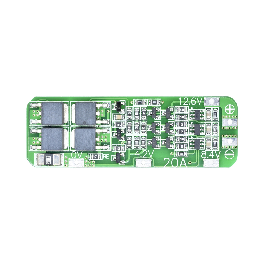 Bảng Mạch Bảo Vệ Pin Lithium 3s 4.6v 20a 18650 Li-Ion