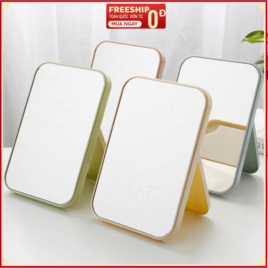 (CAO CẤP) Gương để bàn trang điểm, gương trang điểm hàn quốc dễ thương kute T2 - #GUONG
