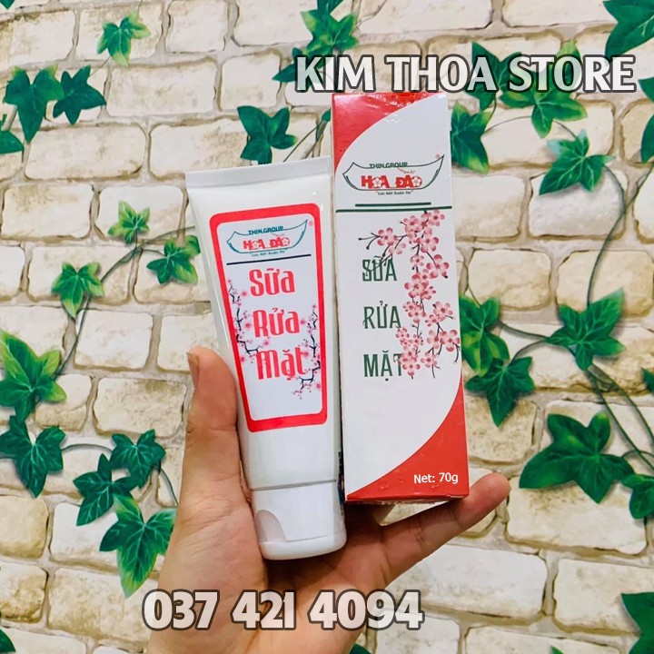 Combo giảm mụn vết thâm Hoa Đào (Kem Mụn Hoa Đào và Sữa Rửa Mặt Hoa Đào)