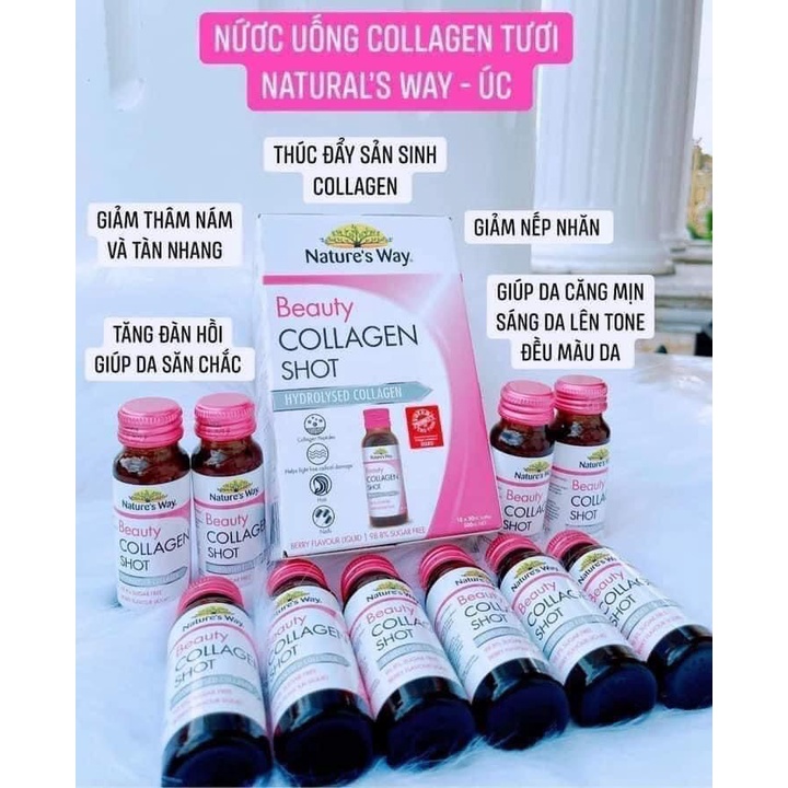 (Vitamin úc đi air) Collagen Nature’s Way  Beauty Collagen Shot